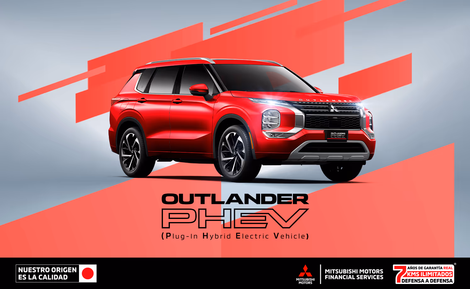 Estrena una Mitsubishi Outlander PHEV 2026 con 48 Meses sin intereses(1) o Bono Flexible de $134,000.00 M.N. (2) + 0% Comisión por Apertura(3) solo con Mitsubishi Motors Financial Services