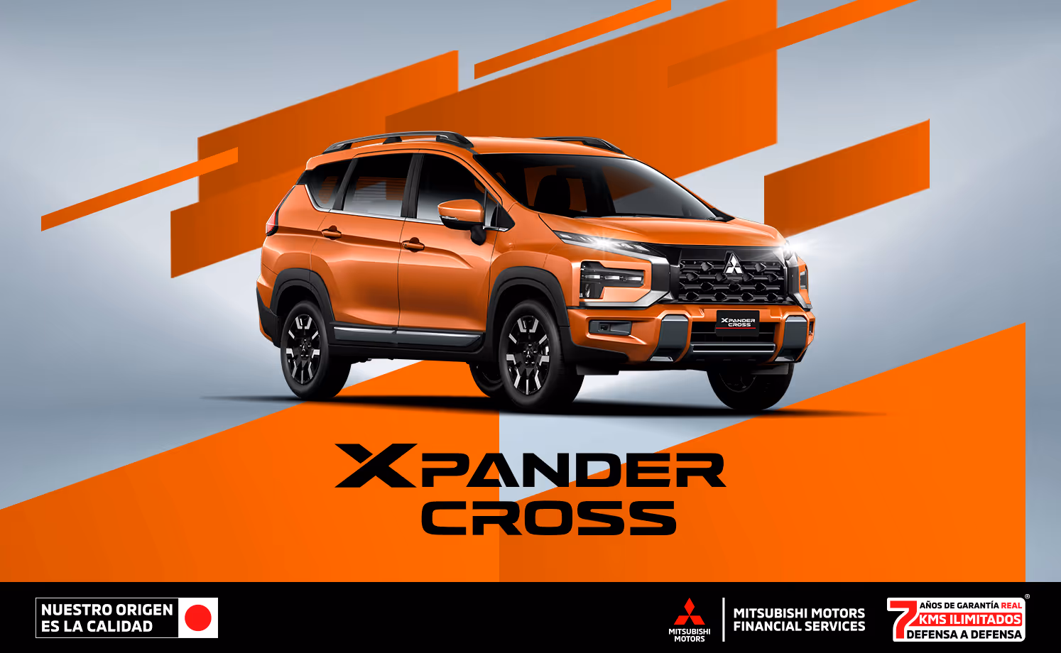 Estrena una Mitsubishi Xpander Cross 2026 desde tasa 7.9%(1) o 1 año de Seguro Gratis(2) + 0% Comisión por apertura(3) solo con Mitsubishi Motors Financial Services.